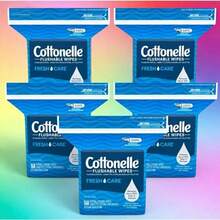 Daily Use Flushable Wet Wipes | Fresh Care Formula, Sealed Bag For Freshness - 1 - 查看 2