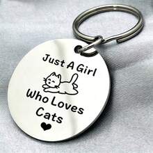 Colgante de mascota de acero inoxidable, moldeado en una sola pieza, estructura resistente, doble función como llavero y amuleto decorativo, bordes suaves sin rebabas, se puede usar como accesorio de collar de mascota y placa de mascota, cuidando cuidadosamente a tu mascota querida - Multicolor - Ver 8