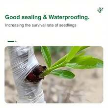 Fruit Tree Grafting Tape: Floral Tape, Grafting Tools, Plant Tape, Nursery Tape, PE Stretch Self-Adhesive Film, Transparent Floral Packaging; Width: 1.2 Inches, 1.57 Inches And 2 Inches; Length: 218 Yards - S - View 5