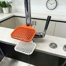 1/2 Pack Sponge Cloth, Dishcloth, Dish Drying Rack, Faucet Storage Rack, Kitchen Scouring Pad Storage Rack, Sink Sponge Drying Rack, Suction Cup Hanging Rack, Sponge Holder, Storage Rack - Multicolor - View 11
