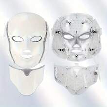 Red Light Therapy Face Mask For Facial Care, LED Facial Light Therapy, Infrared Face Mask, Suitable For Home, Work, Travel, Yoga, And As A Gift For Women - 查看 6