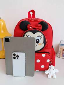 Disney 1個迪士尼青少年背包，校園背包，米老鼠背包，適合男孩與女孩，文具收納袋，旅行袋，可愛收納袋，時尚旅行袋 - 彩色 - 查看 10