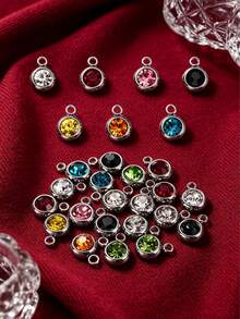 20pcs 6mm Stainless Steel Star Satellite Beads Pendant, Suitable For DIY Jewelry Necklace Bracelet Accessories - Silver - View 2