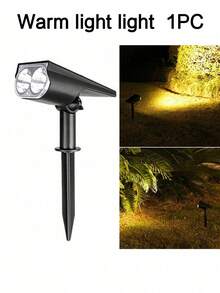 LED Solar Powered Dual-Use Spotlight Tree Light Outdoor Ultra Bright Multi-Color Landscape Light Yard Garden Villa Decoration Floodlight Lawn Path Light - Lawn Lights - View 12