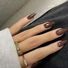 COSMI MILANO Made In The UK, One Piece 8ml Effect Nail Polish With A Moisturizing And Nourishing Treatment For Nails And A Professional Salon-Quality Glossy Finish. With A Long-Lasting, Quick-Drying, Glass-Like Effect For Elegant And Professional Nail - MOKA 217 - 查看 3