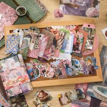 Vintage Planner Gift Box Floral Planner Creative Stickers Planner Materials Notebook Set - 1 Set - View 5