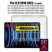 Martin stella Pelindung Layar Kaca Tempered Kompatibel Dengan iPad Air 11 13 M4 M3 M2 Pro 11 13 M5 M4 Air 5 4 1 2 3 9.7 10.5 Pemasangan Mudah - Clear - View 19
