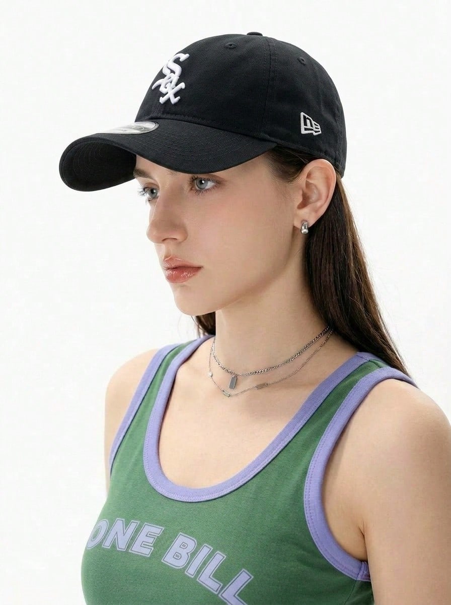 New Era 59FIFTY Sports Caps Comfortable Structured Classic Fit Sports Commuting Travel Black 60662401 - Black - View 1