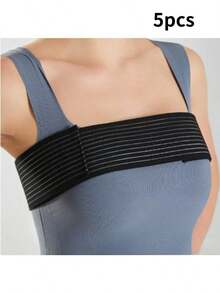 Multiple Color Options Shock-Absorbing Chest Strap - Black - View 22
