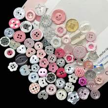 6/12/18/24/32/38/46/52/58/66/72/78/86/92/100Pcs Random Style Pink Buttons, Multiple Styles Randomly Distributed, DIY Handmade Buttons Suitable For Cardigans, Sweaters - Multi-Functional Versatile Decorative Buttons, Pink Series Loved By Women, Clothing Embellishment Decorative Buttons - Random Styles - View 4
