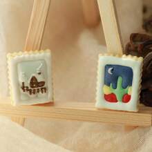 Khuôn cắt bánh quy hình vuông viền sò, khuôn nướng hình khung dập nổi dùng cho nướng bánh & trang trí tại nhà - Xem 9