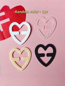 1/4/8/12pcs Heart-Shaped Bra Straps With Anti-Slip Invisible Bra Clips, Designed For Travel, Sports And Body Protection On The Go - Multicolor - View 15