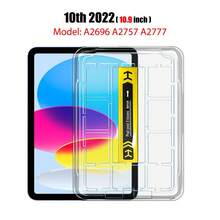 Martin stella Pelindung Layar Kaca Tempered Kompatibel Dengan iPad Air 11 13 M4 M3 M2 Pro 11 13 M5 M4 Air 5 4 1 2 3 9.7 10.5 Pemasangan Mudah - Clear - View 15