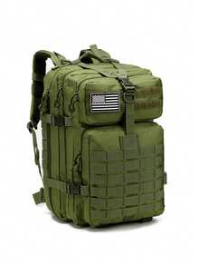 Mochila de 50L 1000D de nailon impermeable para senderismo, pesca y caza, mochila militar para exteriores - Multicolor - Ver 12