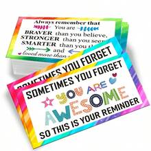 100pcs Inspirational Encouragement Cards, Mini Thank You Notes For Healthcare Professionals, Doctors, Nurses, Volunteers, Staff - View 2