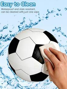 Summer Outdoor Giant Inflatable Soccer Ball, Thickened Durable PVC Beach Float Ball, Leak-Proof And Pressure-Resistant, Suitable For Adults Beach, Swimming Pool And Backyard Group Gatherings Leisure Games - Multicolor - View 9