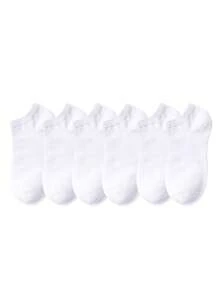 10/20 Pairs Unisex Boat Socks, Solid Color, Odor-Resistant, Summer Short Socks, Casual Low-Cut Socks, Autumn/Winter/Spring/Summer Style - Multicolor - View 4