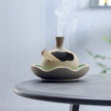 Palo Santo Ceramic Incense Burner, Hotel & Restaurant Decorative Dish, Food Platter Ornament, Incense Burning Tray - Incense Burner - View 7
