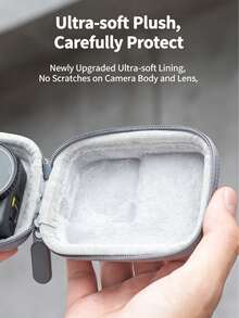 Compatible With DJI Osmo Action 6 Mini Storage Bag. Thickened Oxford Cloth For Pressure And Drop Protection. Double Zipper Protective Case. Available In Two Colors. - View 4