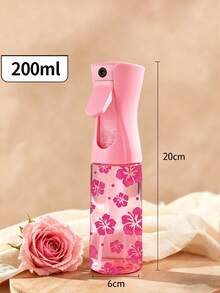 花卉圖案 PET 可重複填充旅行噴霧瓶 - 專業高壓霧化噴頭 | 200ml/300ml 高壓連續真空細霧噴霧器 | 髮型造型工具、美髮配件與旅行必需品 - 彩色 - 查看 9