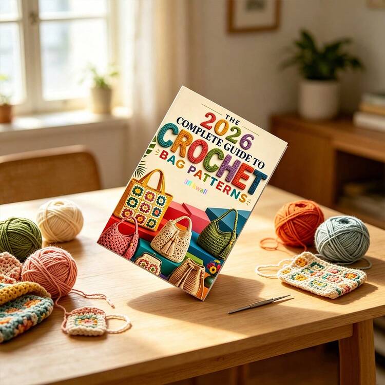 LIFLIKWALL 2D Flat Crochet Bag For Beginners: Complete Crochet Handbag Pattern Guide, Suitable For Beginners And Enthusiasts Who Want To Make Exquisite Handmade Bags, Simple And Stunning Crochet Bag, Gift For Crochet Lovers (Beginner Crochet Series) - A - View 3