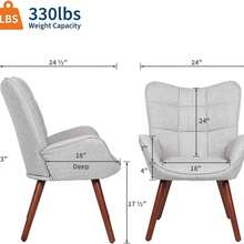 Chaises de cuisine - Blanc - Voir 3