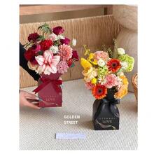 5pcs Flower Box Fresh Flower Bouquet Packaging Box Floral Arrangement Materials Fresh Flower Handbag Flower Basket Handheld Flower Box Wedding Holiday Party Gift Fresh Flower Packaging Box - Gift Box - View 9