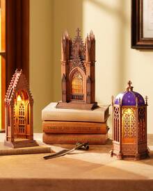 Robotime Rolife 3D Puzzle Twin Towers Cathedral, Wooden Puzzle For Adults, 111-Piece Model Kit, 2 Hours Assembly Time, Collectible Home Decor - TGA01 - View 7