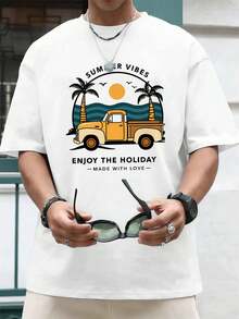 Men T-Shirts - White - View 1