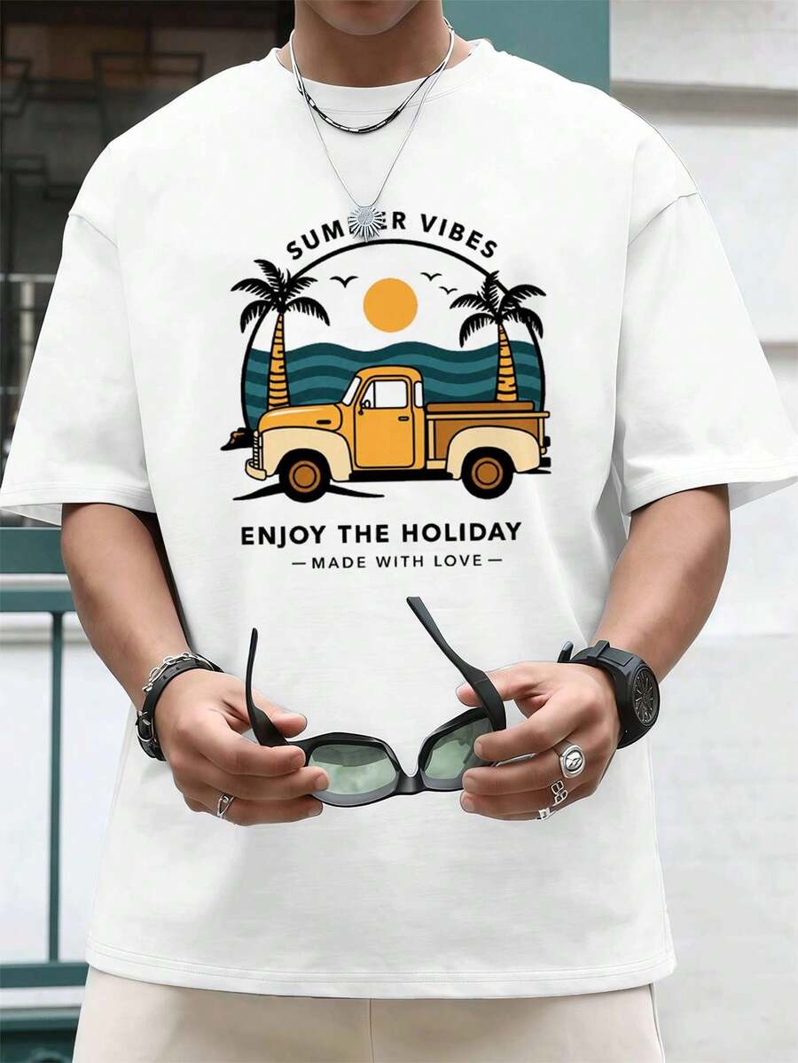 Men T-Shirts - White - View 1