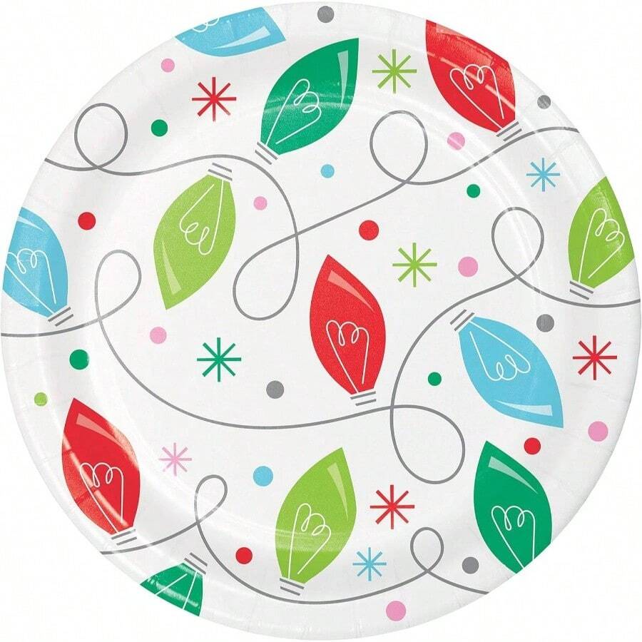 Holiday - Platos de postre pulgadas multicolor - Multicolor - Ver 1