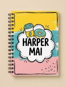 Buku Catatan dengan Nama yang Disesuaikan, Dirancang Khusus untuk Pelajar dan Pecinta Makanan Penutup. Cocok untuk Belajar dan Menulis Tugas Sehari-hari, dan Merupakan Pilihan Ideal untuk Mengekspresikan Perasaan Anda Selama Musim Awal Sekolah, Ulang Tahun, dan Wisuda. - MultiWarna - View 10