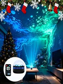 Lampă de proiecție USB creativă cu cer înstelat - Lumină de atmosferă RGB multifuncțională, potrivită pentru sufragerie, dormitor și alte scenarii - Cadou ideal pentru sărbători, zile de naștere, Crăciun - Design fără baterie, Alimentare directă USB, Lumină de noapte ambientală decorativă - lumină policromatică - Vizualizare 10
