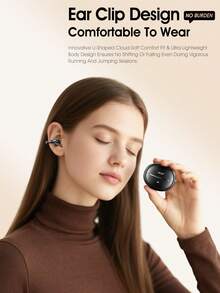 Auriculares inalámbricos Acer OHR567 con clip para oreja, diseño cómodo de oído abierto, Bluetooth 5.4, sonido direccional, calidad de sonido envolvente, adecuados para deportes, correr, ciclismo, estuche de carga de 300mAh - Ver 3