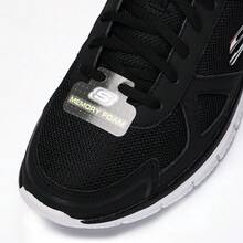 Skechers 男士舒适透气休闲鞋，减震户外日常跑步鞋，52631-BKRD - 52631-BKRD - 查看 4