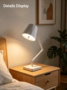 1pc Vintage Adjustable Desk Lamp, 3 Color Temperatures, USB Rechargeable, Adjustable Brightness, Touch Control, Suitable For Bedroom, Office Or Study - Multicolor - View 14