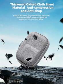 Compatible With DJI Osmo Action 6 Mini Storage Bag. Thickened Oxford Cloth For Pressure And Drop Protection. Double Zipper Protective Case. Available In Two Colors. - View 3