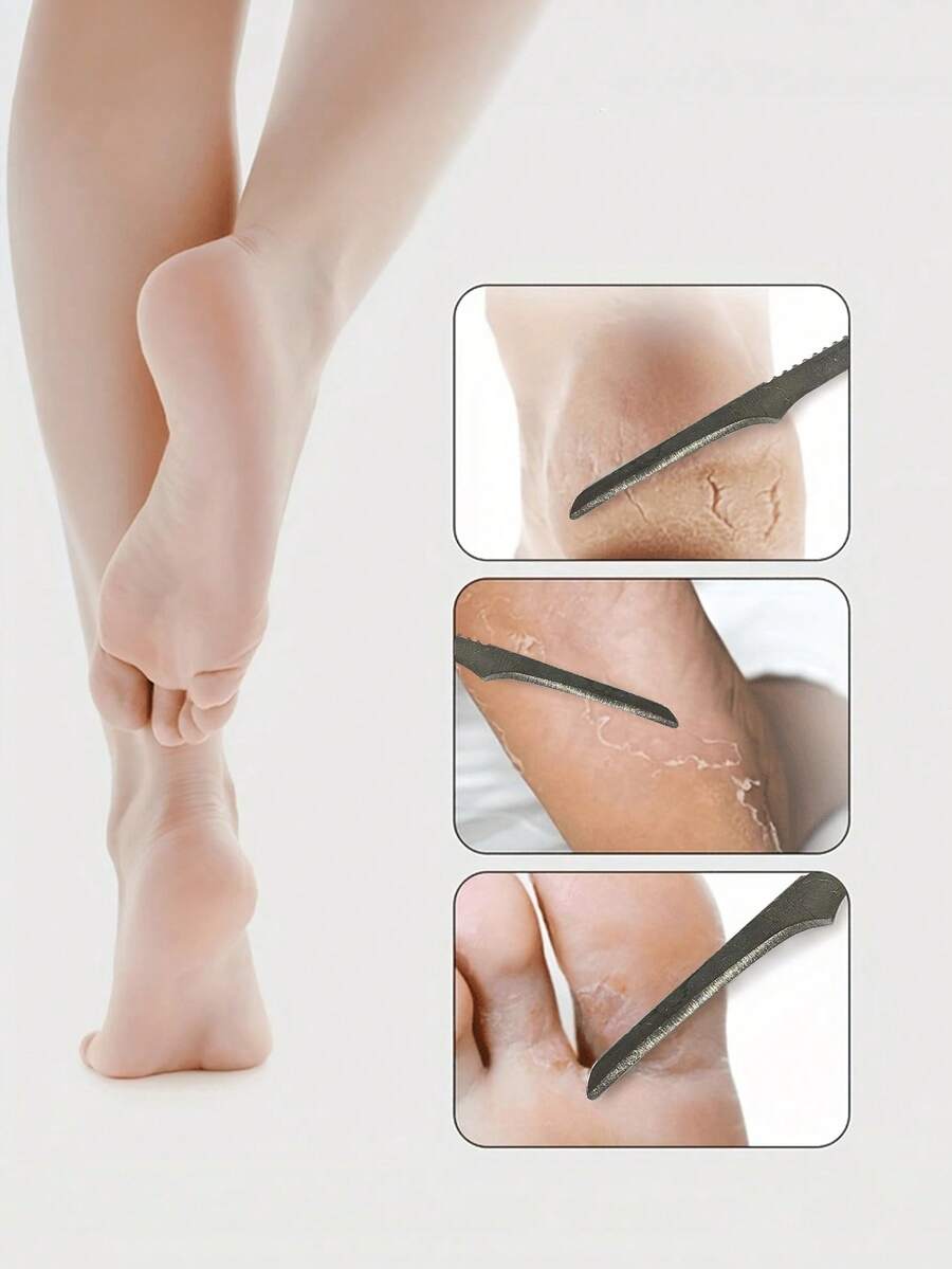 6pcs Stainless Steel Pedicure Tool Set, Excellent Foot Care And Gift, Essential For Foot Care | Stylish Metal Appearance | Durable Pedicure Tools - Multicolor - View 1