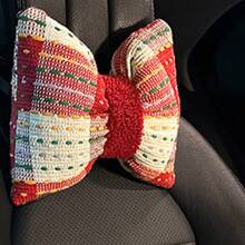 1PCS Lovely Design Car Headrest Pillow. Soft, Supportive, And Eye-Catching, Ideal For Making Your Drive More Comfortable. - 藍色花朵頭枕 - 查看 11