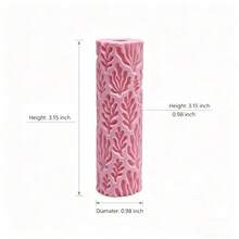 Ocean Forest Ocean Pattern Clay Embossing Texture Roller – DIY Pottery Handmade Rolling Tool, Suitable For Polymer Clay, Ceramic Art, Fondant, Cookie Dough, Soft Clay Embossing – Perfect For Coastal Forest Theme, Nature Lovers, Beginners And Professional Potters - Ocean Forest Pink - View 4