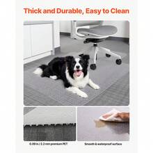 Chair Mat With Lip, 36 X 48-Inch Office Chair Mat For Low Pile Carpeted Floors, Clear Floor Protector Rug With Studded, Non-Slip & Easy To Clean, Smooth Glide Under Desk Rug For Home Office - 36 X 48-inch, PET - View 5