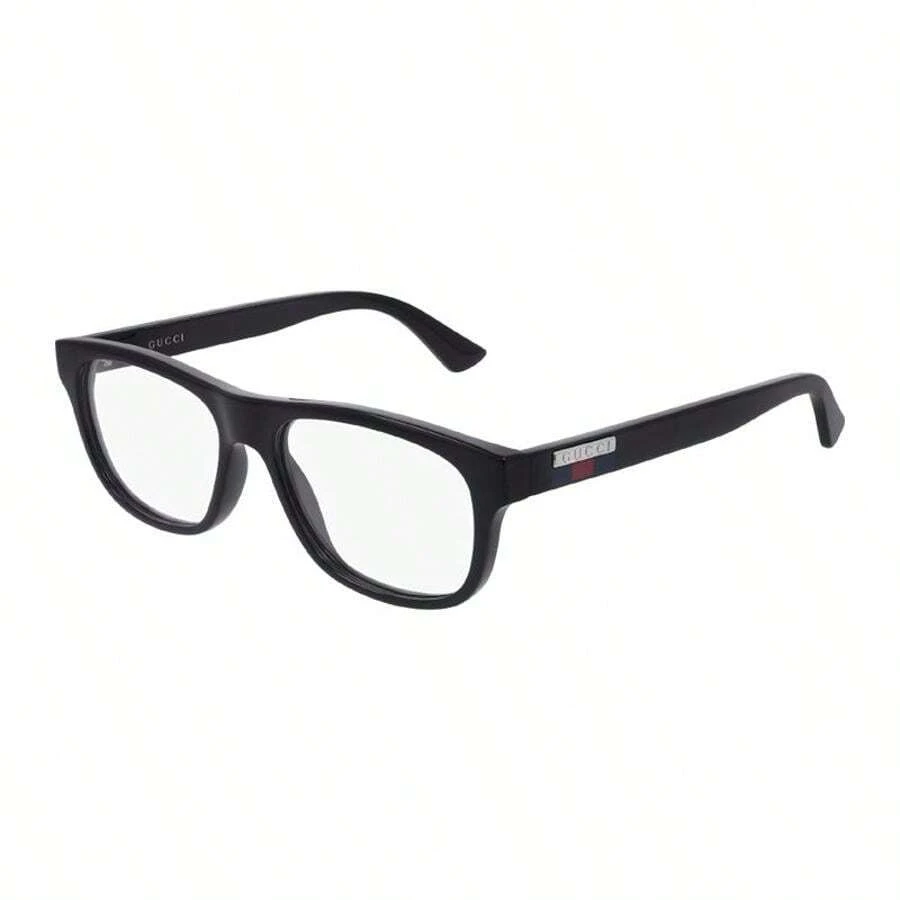 Gucci Eyeglasses Square Full Rim, Black Frame And Clear Demo Lenses Lens Gg0768O001 - 54-16-145 - View 1