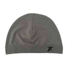 Star Embroidered Skull Cap Thin Beanie Soft Breathable Stretch Hat For Men Women Outdoor Sports Hiking Running Cycling AllSeason - White - 查看 4