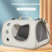 Pet Carrier With Window For Cats And Small Dogs, Breathable, Wide Handles, Ideal For Walks - Apricot - View 3