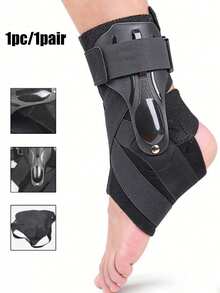 1pc/1pair Adjustable Lightweight Ankle Brace, Suitable For Ankle Sprain, Provides Ankle Support, Suitable For Fitness Use - Multicolor - View 1