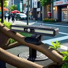 2 buah Lampu Sensor Surya Tahan Air untuk Luar Ruangan, 36 Bohlam LED, Suhu Warna 6000K, Lampu Keamanan Surya Portabel untuk Pagar, Garasi, Berkemah, dan Lainnya - Hitam - View 13