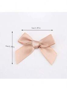 25/50pcs Satin Ribbon Bows, Pink & White Small Flower Gift Bows For Wedding Decor, DIY Birthday Party, Baking Decoration, Valentine's Day - Bow - View 4