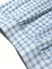 1piece Men's Underwear, Checkered Print,Loose And Soft Sleeping Pants, Multi-Color Set, Can Be Worn As Shorts, Men Gift, Swimming Pants, Vacation - Multicolor - View 6