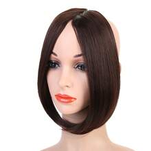 Fringe Clip-In Hair Extension Piece, Clip-In Hair Extension, Heat-Resistant Synthetic Fiber Fake Bangs Hair Piece/Bangs Pad - Multicolor - View 16