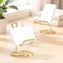 1pc Mobile Phone Tablet Holder, Desktop Organizer, Creative Gift Essential For Digital Enthusiasts, Suitable For Home, Office, Party Decoration | Valentine's Day, Christmas, No Need For Power, New Year And Creative Gifts For Digital Enthusiasts - Multicolor - View 1